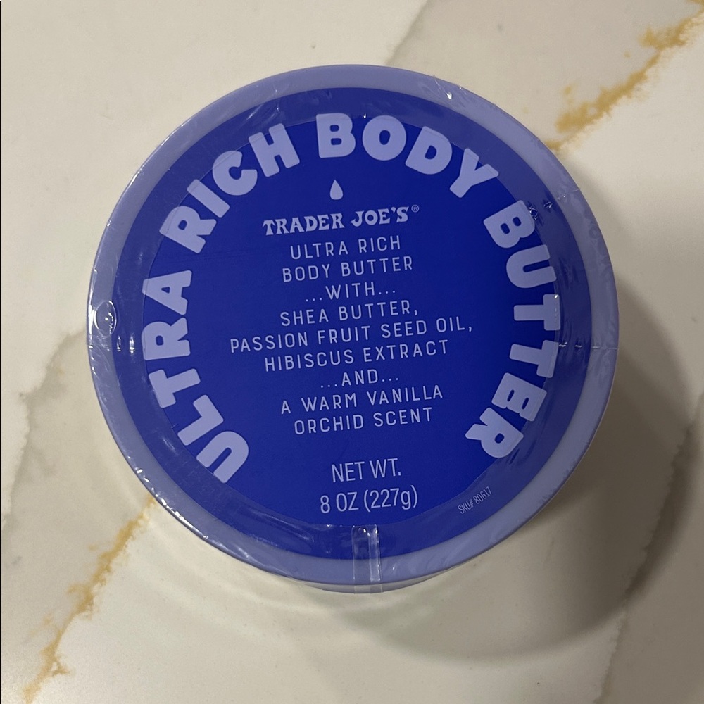 Trader Joe's Ultra Rich Body Butter - Blue (Warm Vanilla Orchid)